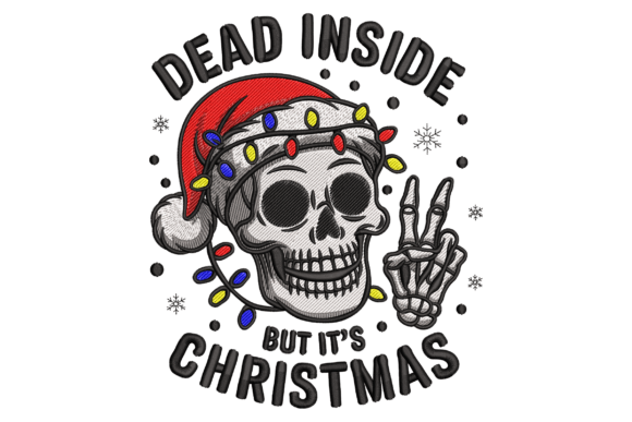 Christmas Skeleton Review for Real Embroidery Projects